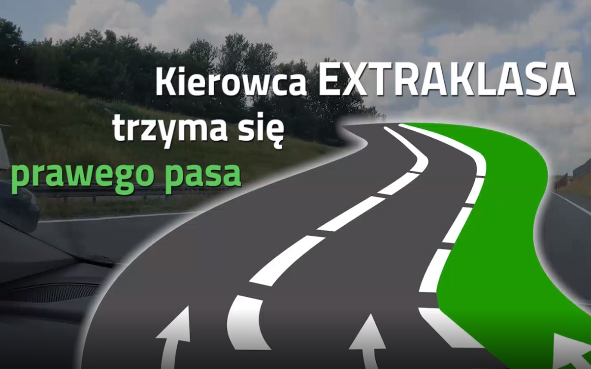 [VIDEO] Obowiązek jazdy blisko prawej krawędzi jezdni