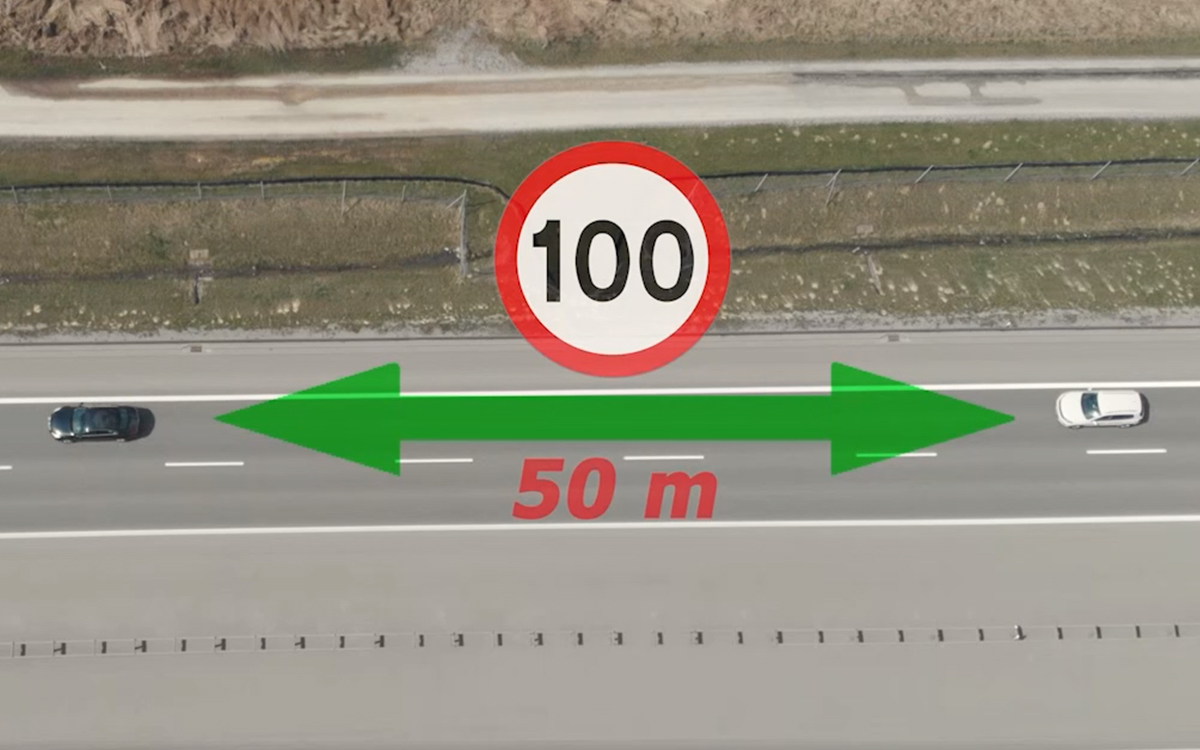 [VIDEO] Odległość do pojazdu - autostrada i droga ekspresowa